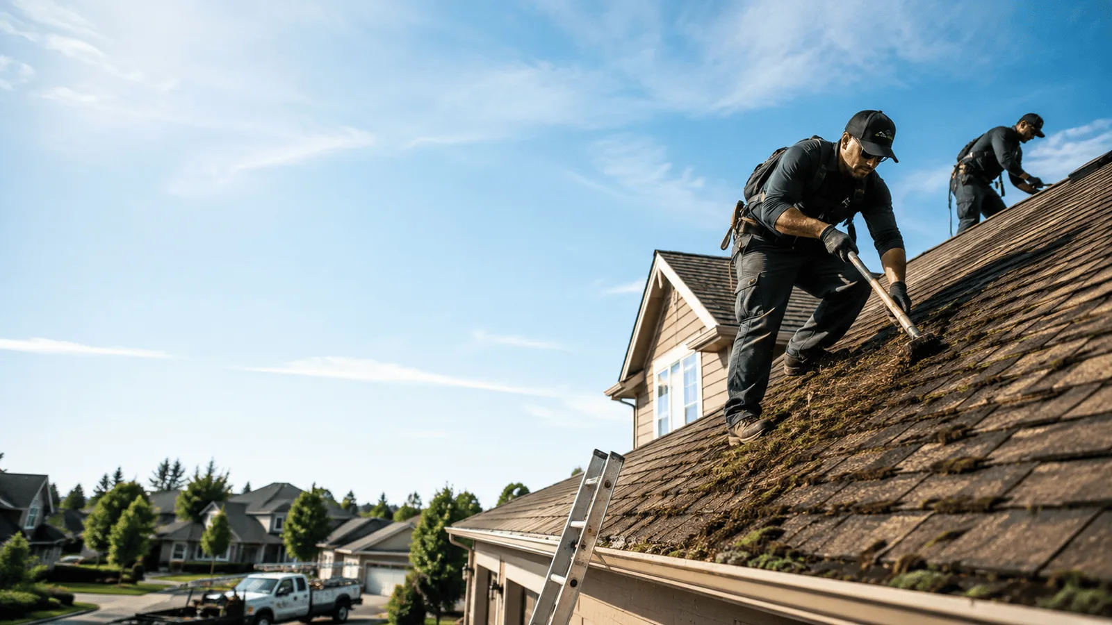 Roof Moss Removal in Runnells, IA near me